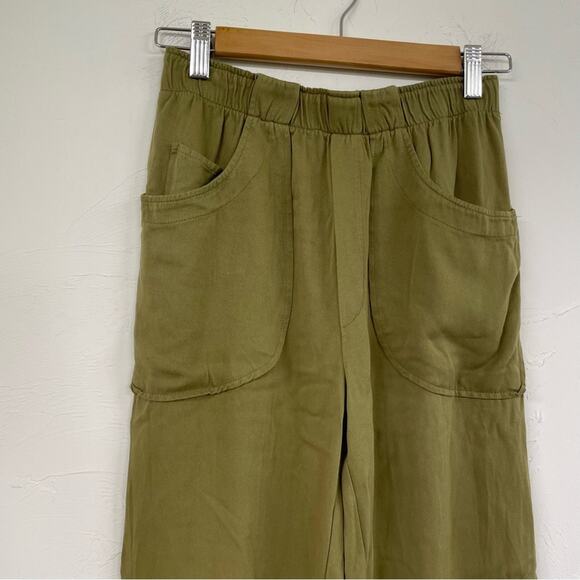 Dolan Anthropologie Green Casual Pull On Pants Women’s XS Womens Joggers Boho - Picture 3 of 11